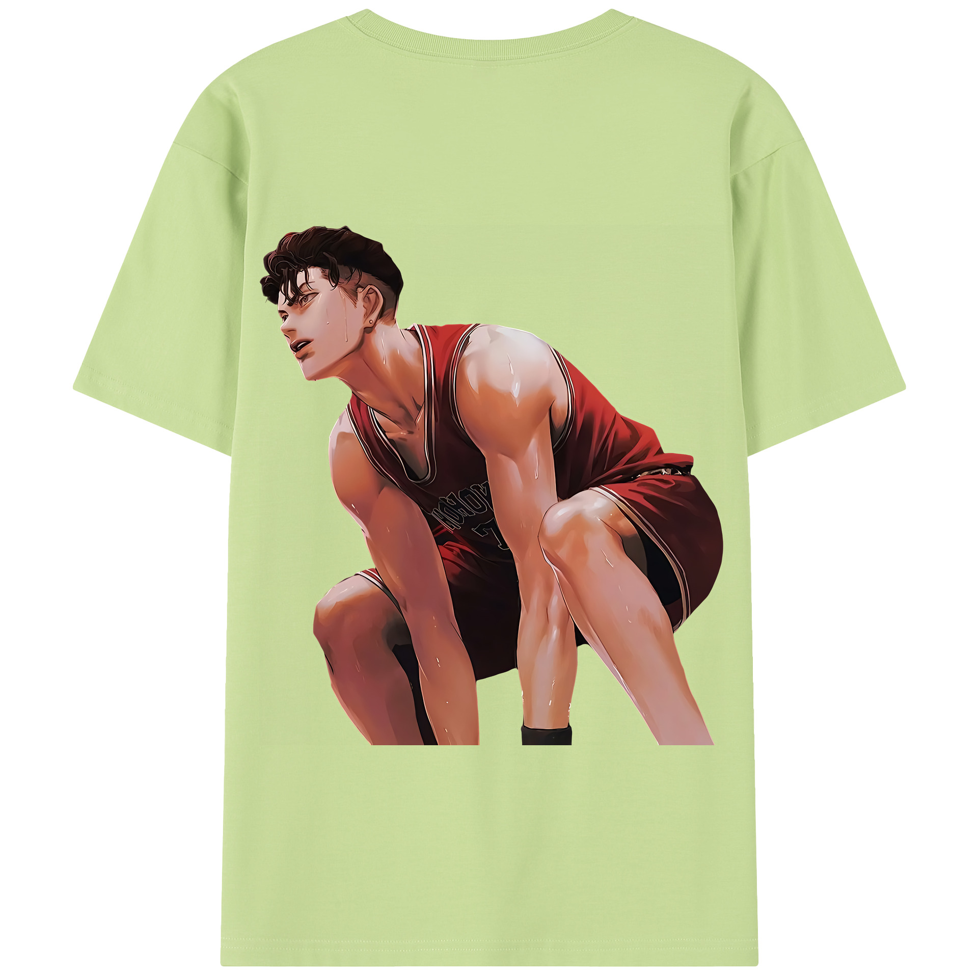 SLAM DUNK／スラムダンク 綿100％半袖Tシャツ（背面プリント）